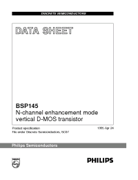 Datasheet BSP145 manufacturer Philips
