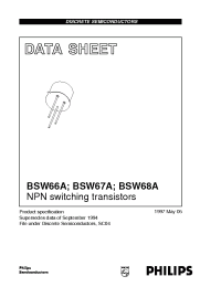 Datasheet BSW67 производства Philips