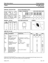 Datasheet BT136S-500G manufacturer Philips