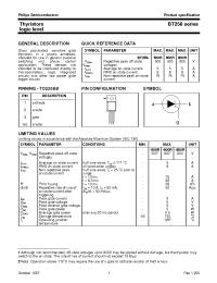 Datasheet BT258 manufacturer Philips