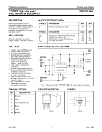 Datasheet BUK204-50Y производства Philips