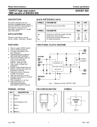 Datasheet BUK207-50X производства Philips