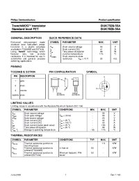 Datasheet BUK7628-55A производства Philips