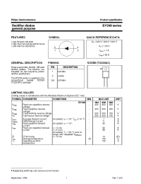 Datasheet BY249-300/B manufacturer Philips