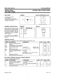 Datasheet BY359X-1500S manufacturer Philips
