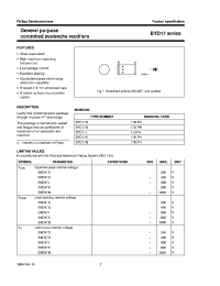 Datasheet BYD17J/T1 manufacturer Philips