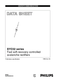 Datasheet BYD32 manufacturer Philips