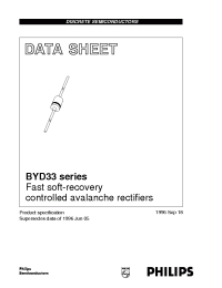 Datasheet BYD33J manufacturer Philips
