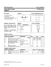 Datasheet BYT28-300 manufacturer Philips
