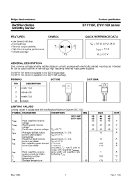 Datasheet BYV118F manufacturer Philips