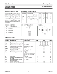 Datasheet BYV143F-40 manufacturer Philips