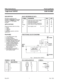 Datasheet BYV29-600 manufacturer Philips