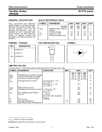 Datasheet BYV79-200 manufacturer Philips