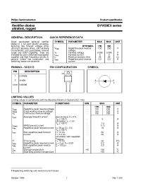 Datasheet BYW29EX-150 manufacturer Philips