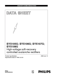 Datasheet BYX108G manufacturer Philips