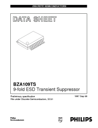 Datasheet BZA109TS manufacturer Philips