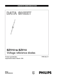 Datasheet BZV10 производства Philips
