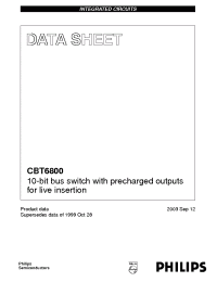 Datasheet CBT6800PW manufacturer Philips
