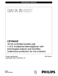 Datasheet CBT6832EDGG manufacturer Philips