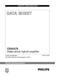 Datasheet CR2427S производства Philips