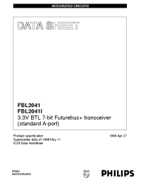 Datasheet FBL2041 manufacturer Philips