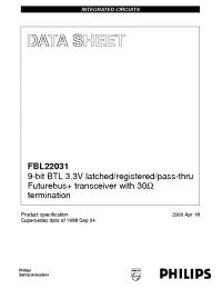 Datasheet FBL22031BB manufacturer Philips