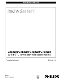 Datasheet GTL2020 manufacturer Philips