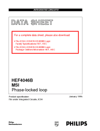 Datasheet HEF4046BT manufacturer Philips