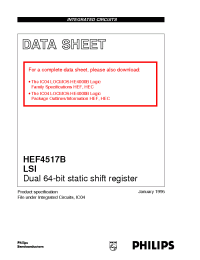Datasheet HEF4517BT производства Philips