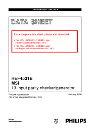 Datasheet HEF4531BP производства Philips