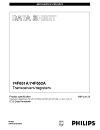 Datasheet I74F652AN manufacturer Philips
