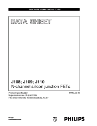 Datasheet J108 manufacturer Philips