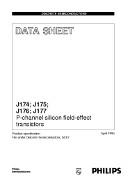 Datasheet J175 manufacturer Philips