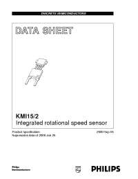 Datasheet KMI15/2 manufacturer Philips