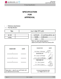 Datasheet LB104V03 manufacturer Philips