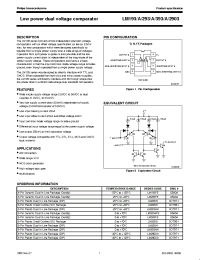 Datasheet LM2903D manufacturer Philips