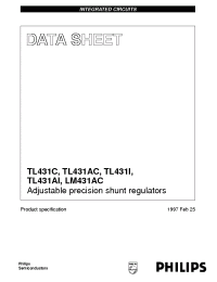 Datasheet LM431AC manufacturer Philips