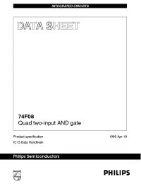 Datasheet N74F08D manufacturer Philips