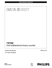 Datasheet N74F269 manufacturer Philips