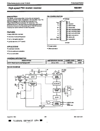 Datasheet NE5081N manufacturer Philips