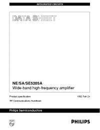 Datasheet NE5205A manufacturer Philips