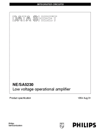 Datasheet NE5230D manufacturer Philips