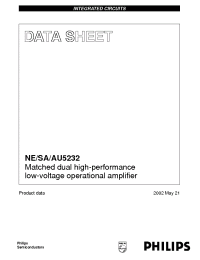Datasheet NE5232D manufacturer Philips
