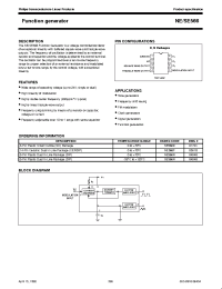 Datasheet NE566 manufacturer Philips