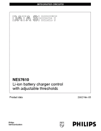 Datasheet NE57610BDH manufacturer Philips