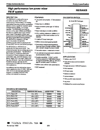 Datasheet NE605D производства Philips