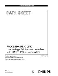 Datasheet P80CL580 manufacturer Philips