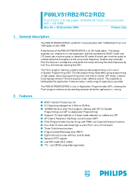 Datasheet P89LV51RB2BA manufacturer Philips