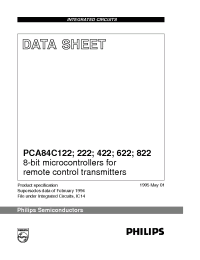 Datasheet PCA84C122AP/073 manufacturer Philips