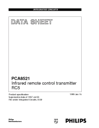 Datasheet PCA8521 manufacturer Philips
